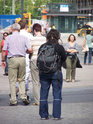 the Suspect Backpack - Alexanderplatz, Berlin