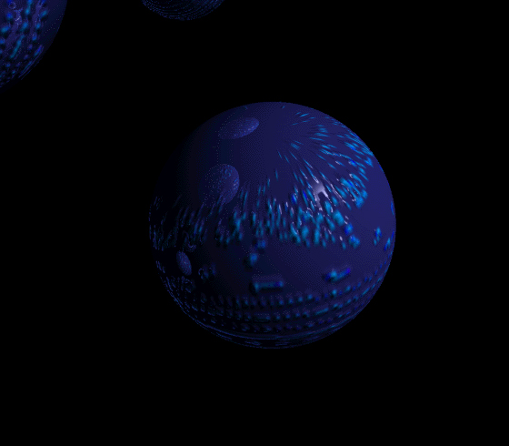 Blue Spheres