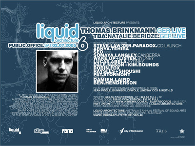 Liquid Architecture 6 - flyer